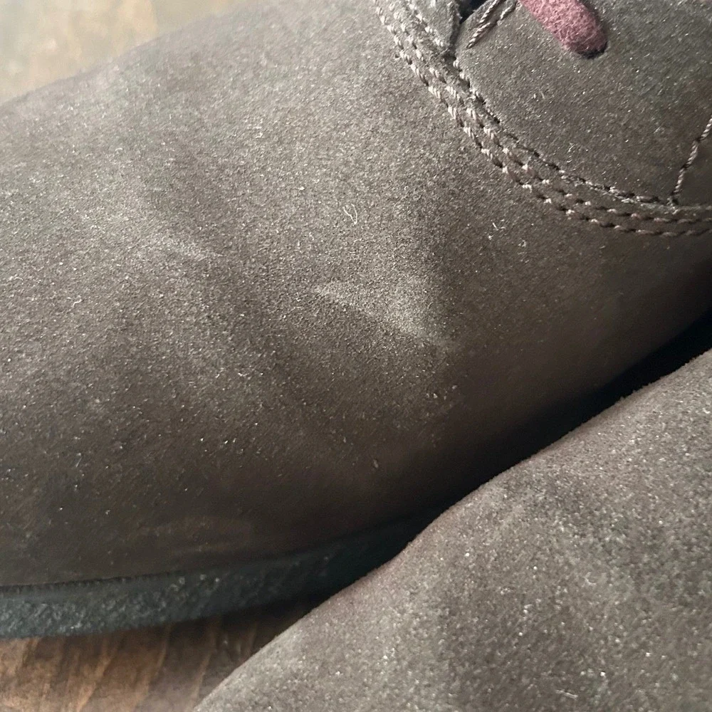 Tod's Chukka Boots Mens 7 Dark Brown Suede Lace Up Italian Leather Desert Luxury